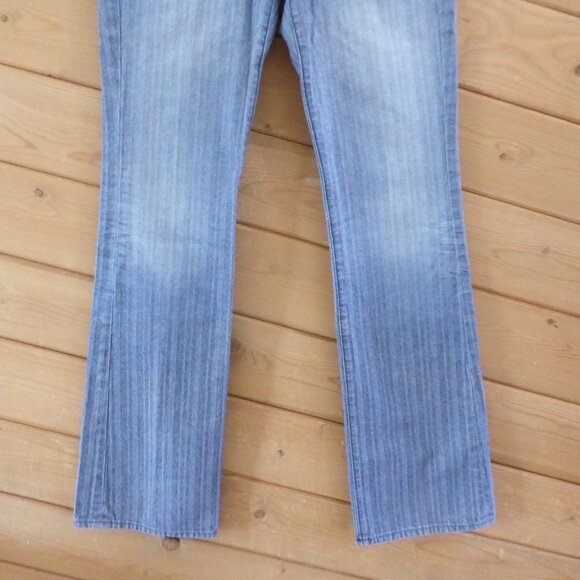 7 for All Mankind Light Wash Blue Straight Boot Leg Jeans Pants Size 27 - Picture 5 of 13